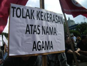 Tolak Kekerasan Atas Nama Agama