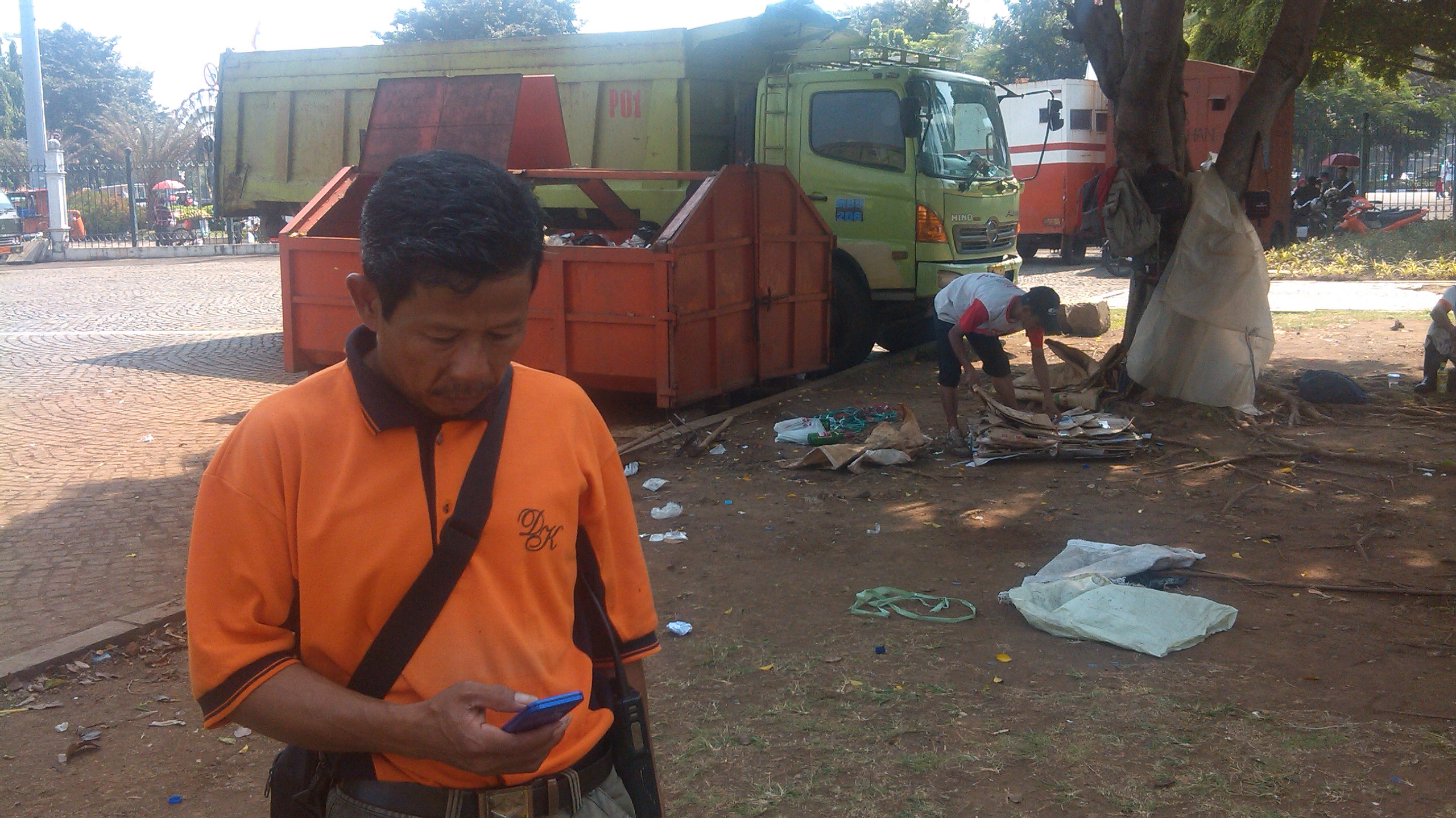 Sampah di Istana Negara