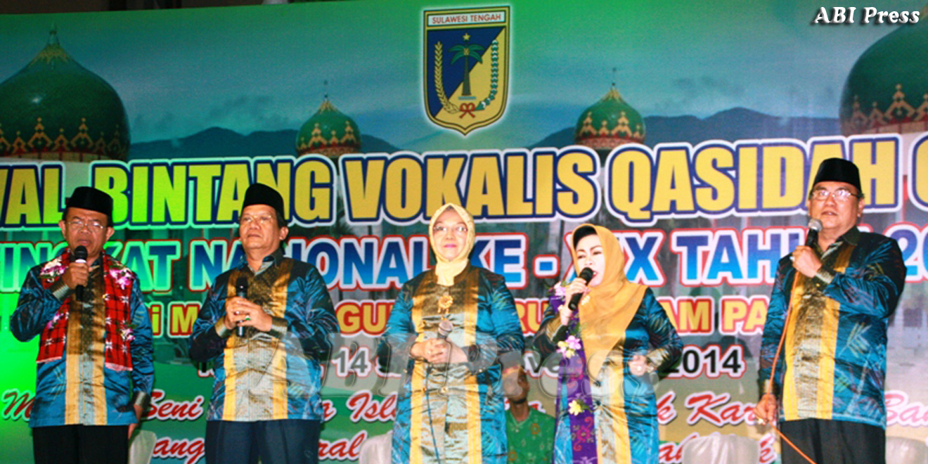 Festival Bintang Vokalis Qasidah Gambus tingkat nasional ke-19 tahun 2014 di Palu