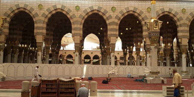 Nama 12 Imam Ahlulbait di Masjid Nabi