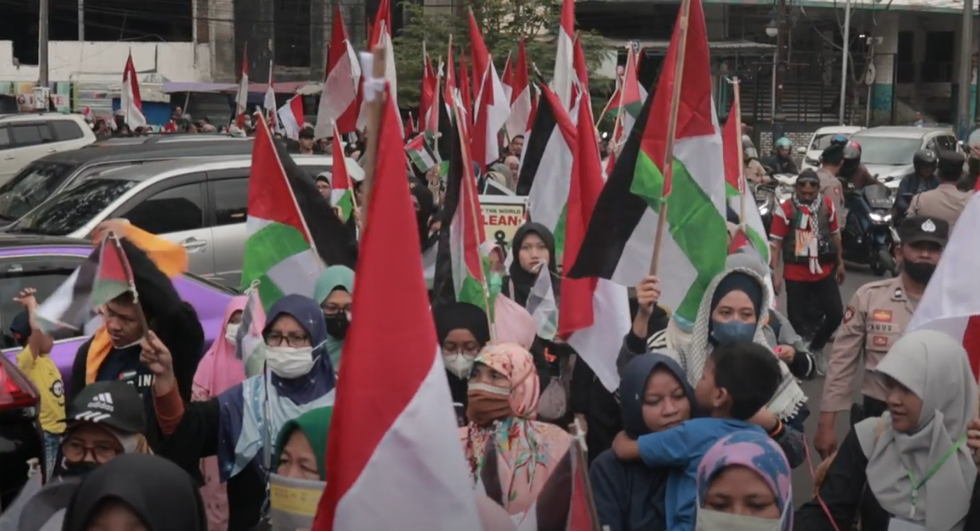 Peringati Hari al-Quds, Bandung Lautan Massa Pro-Palestina