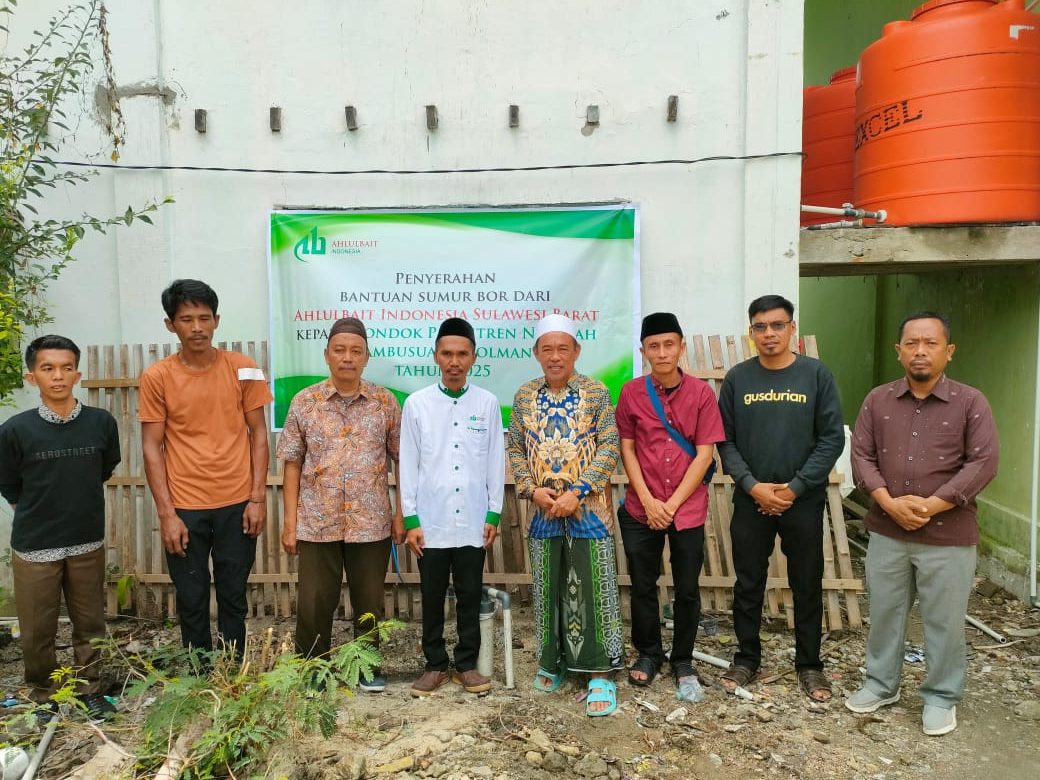 DPW ABI Sulawesi Barat Serahkan Bantuan Sumur Bor untuk Pesantren Nuhiyah Pambusuang