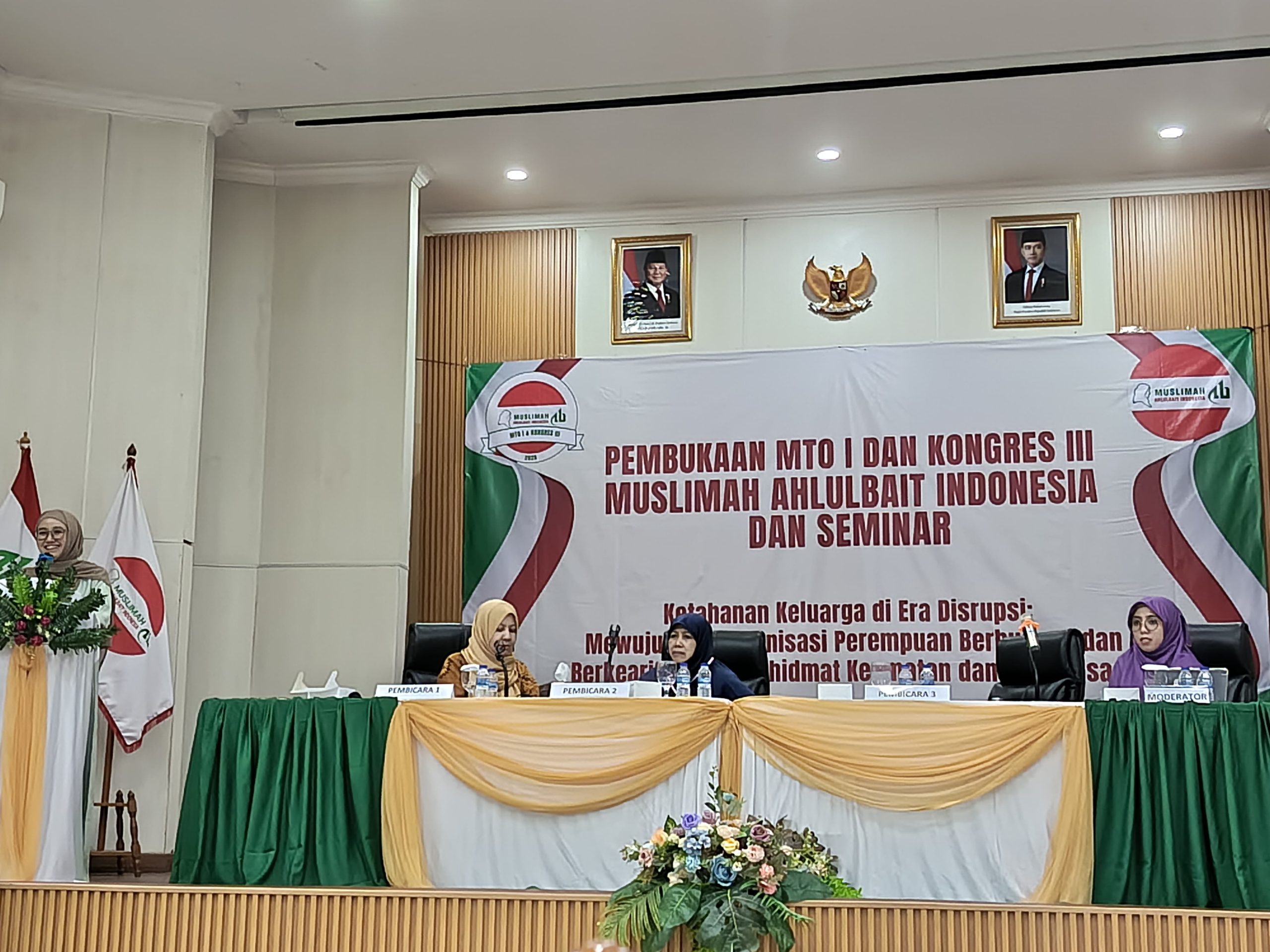 Seminar Nasional MTO I dan Kongres III Muslimah ABI Resmi Dibuka oleh Ketua KOWANI