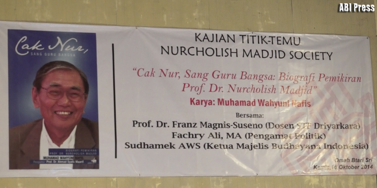 Hadir ((dr kanan) Fachry Ali, Sudhamek AWS dan Franz Magnis Suseno)