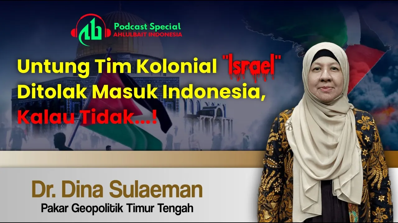 Untung Tim Kolonial "Israel" Ditolak Masuk Indonesia, Kalau Tidak...