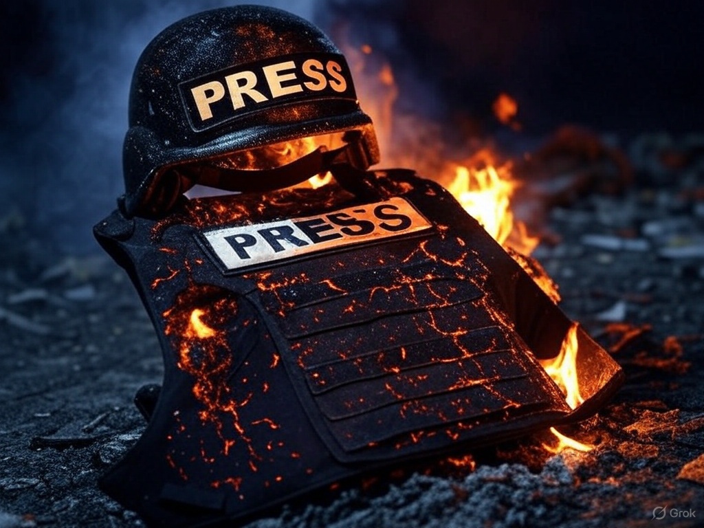 Di Dalam Tenda, Para Jurnalis Menjaga Dunia Tetap Tahu, Lalu Israel Membakar Mereka