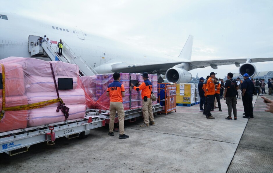 Indonesia Kirim 124 Ton Bantuan untuk Korban Gempa Myanmar