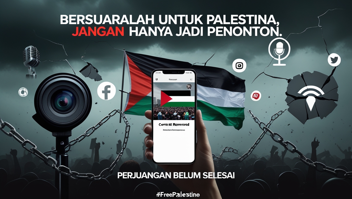 Bersuaralah untuk Palestina, Jangan Hanya Jadi Penonton