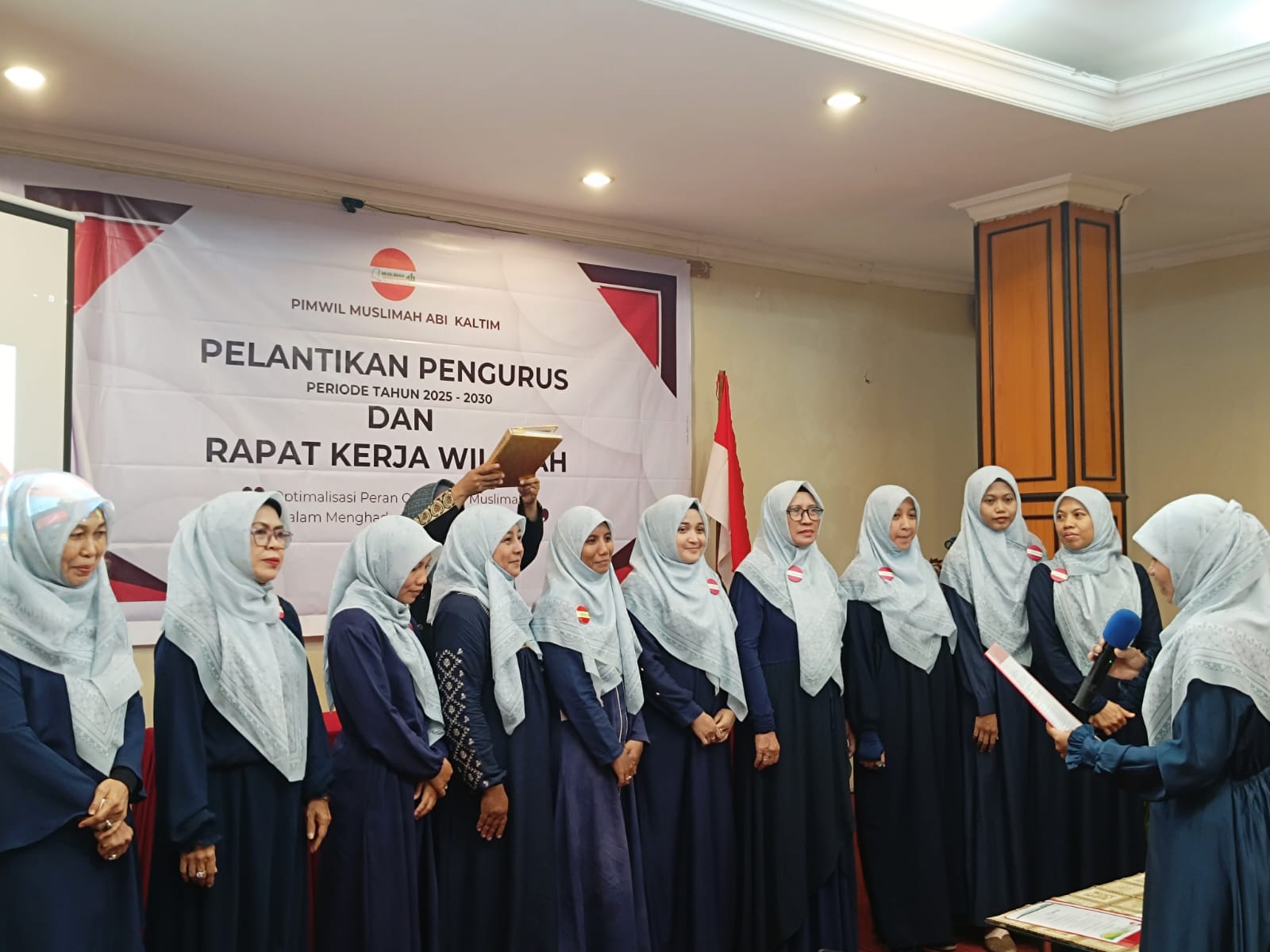 Seminar, Pelantikan dan Rakerwil Pimwil Muslimah ABI Kaltim Periode 2025–2030