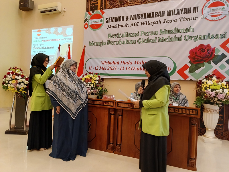 Ustadzah Aminah bin Yahya Kembali Pimpin Muslimah ABI Jatim di Muswil III