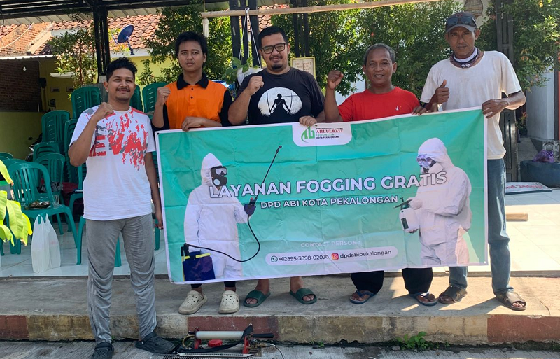 DPD ABI Pekalongan Lakukan Fogging untuk Cegah DBD dan Dorong Kepedulian Lingkungan