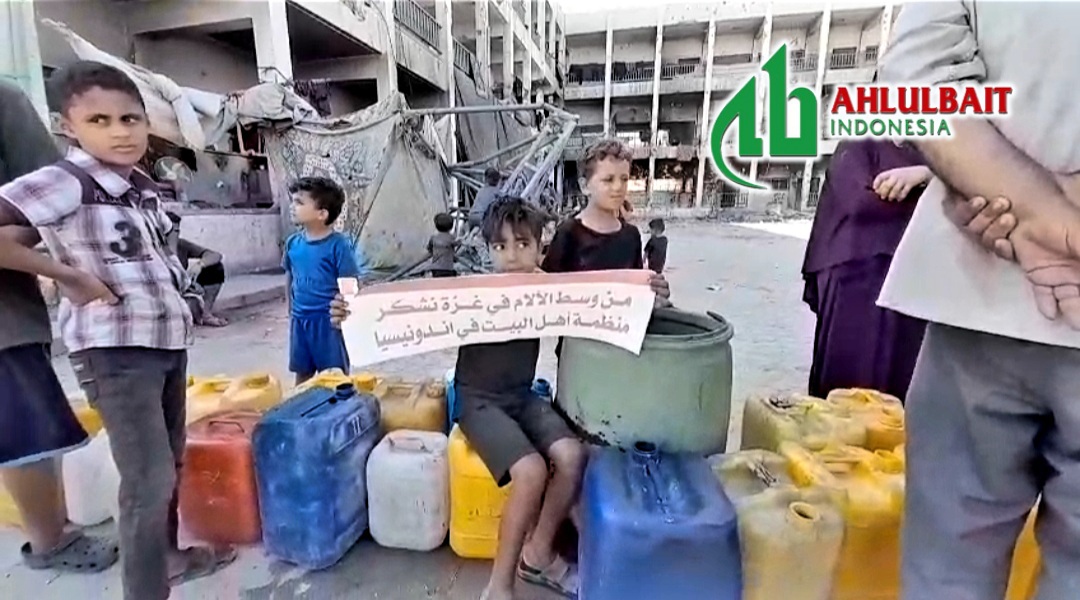 Air Kehidupan dari Indonesia untuk Gaza: ABI Hadir di Tengah Reruntuhan