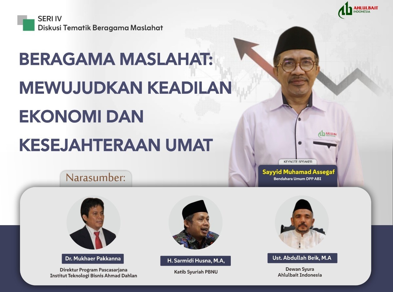 Departemen Litbang DPP ABI Gelar Diskusi Tematik Seri IV: Dorong Keadilan Ekonomi dan Kesejahteraan Umat