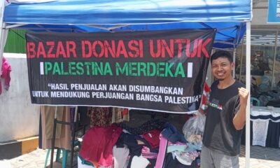 Balikpapan Peduli Palestina (BPP) Gelar Bazar Amal untuk Palestina, Semangat Tak Surut Meski Diguyur Hujan