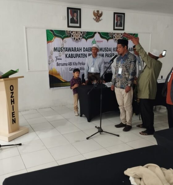 Musda Ke-3 DPD ABI PPU Digelar Sederhana Penuh Khidmat