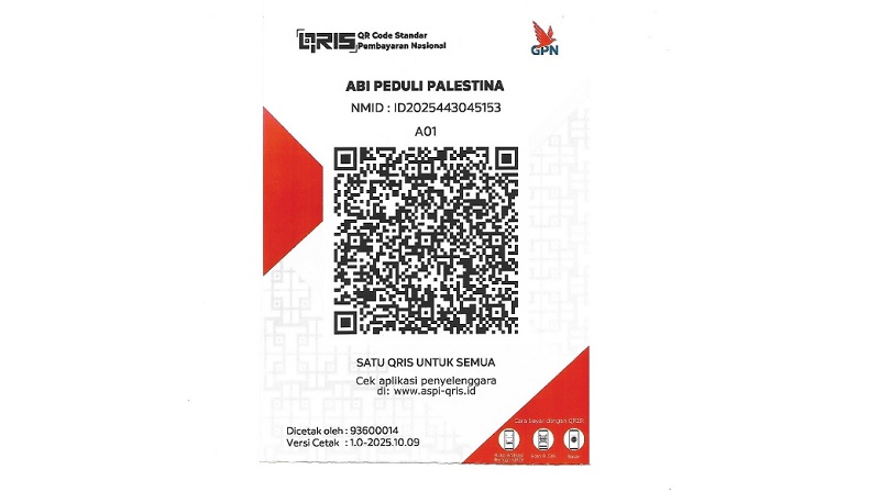Ahlulbait Indonesia Luncurkan QRIS ABI Peduli Palestina