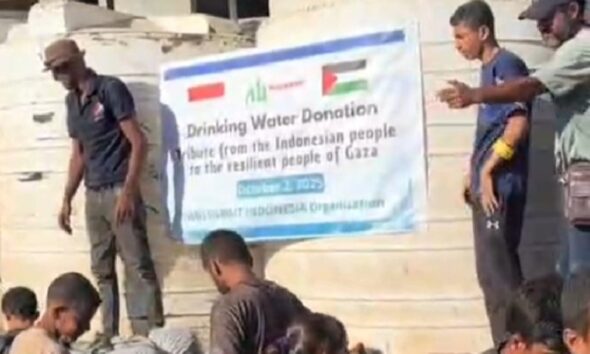 Air Kehidupan ABI untuk Gaza, Bukti Solidaritas Indonesia Tak Pernah Kering