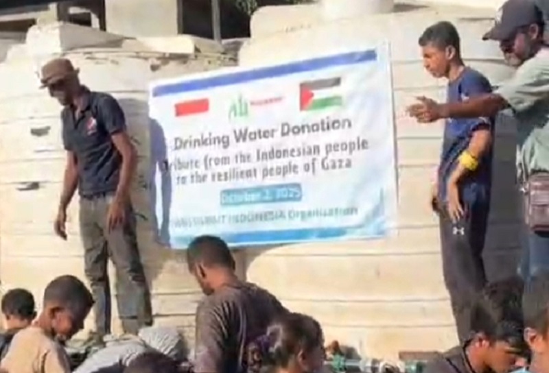 Air Kehidupan ABI untuk Gaza, Bukti Solidaritas Indonesia Tak Pernah Kering
