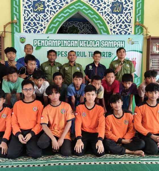 Santri Darut Taqrib dan ABI Responsif Belajar Kelola Sampah dari DLH Jepara