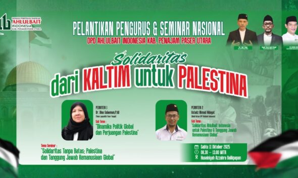 SEMINAR NASIONAL, "Solidaritas tanpa batas: Palestina dan tanggung jawab kemanusiaan global"