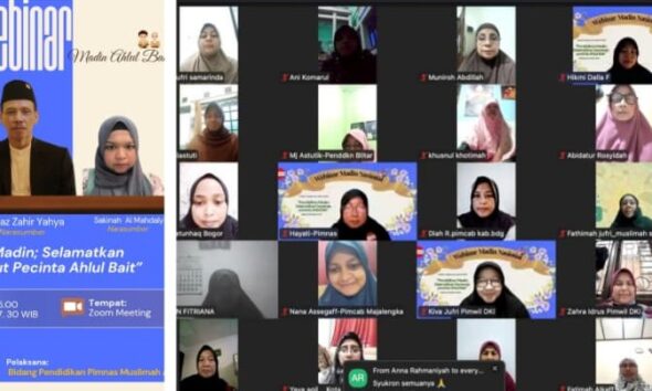 Muslimah ABI Sukses Gelar Webinar Nasional: Pendidikan Madin Selamatkan Generasi Ahlul Bait