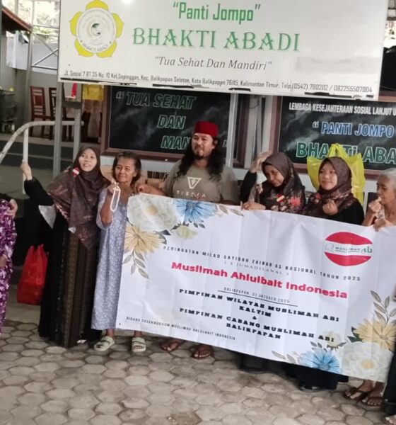 Peringati Milad Sayyidah Zainab a.s., Muslimah ABI Kaltim dan Balikpapan Tebar Kasih di Panti Jompo