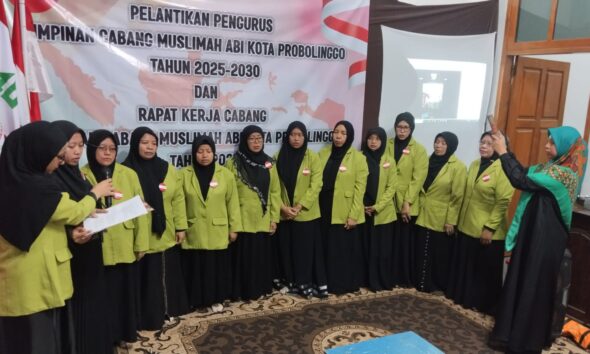 Profesionalisme Jadi Fokus Pelantikan Pengurus Muslimah ABI Kota Probolinggo