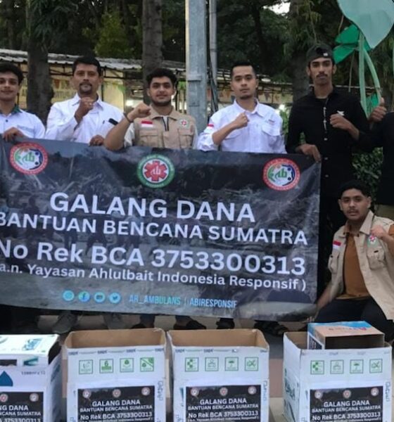 Di Tengah Hujan Deras, ABI Situbondo Tetap Galang Dana untuk Korban Banjir Sumatra dan Aceh
