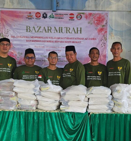 DPD, Muslimah, dan Pandu ABI Samarinda Gelar Bazar Murah Peringati Wiladah Sayyidah Fatimah Az-Zahra