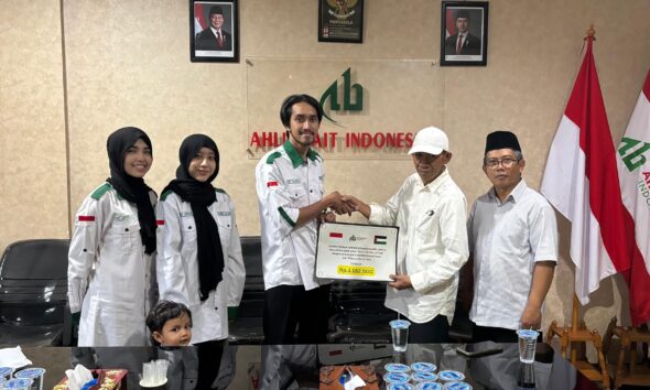 Pandu ABI DKI Jakarta Serahkan Donasi Palestina dari Aksi “Run For Palestine”