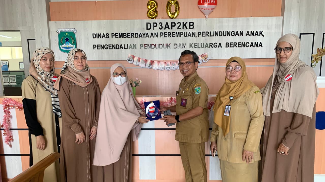 Muslimah ABI Kabupaten Pasuruan Kunjungi DP3AP2KB dalam Rangka Milad Sayyidah Fatimah a.s.