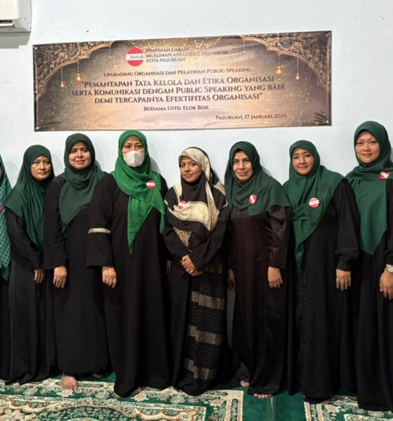 Perkuat Kapasitas Pengurus, Muslimah ABI Kota Pasuruan Gelar Upgrading dan Pelatihan Public Speaking