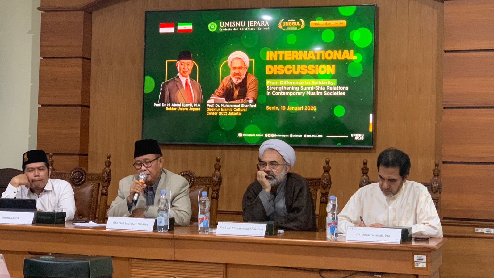 UNISNU–Darut Taqrib Gelar Seminar Internasional Harmoni Sunni–Syiah sebagai Modal Kebangsaan