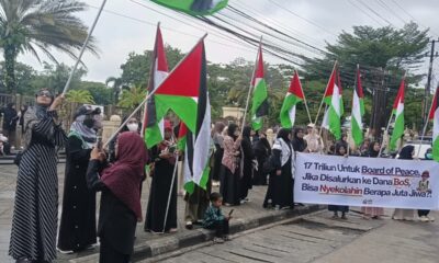 Aksi Damai di Samarinda, KOSPY Serukan Evaluasi Keikutsertaan Indonesia dalam Board of Peace