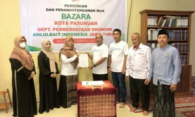 Bazara Kota Pasuruan Teken MoU dengan ABI Jatim, Bidik Penguatan Ekonomi Umat