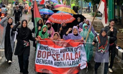 Ratusan Massa KUMAIL Gelar Aksi Damai Dukung Kemerdekaan Palestina di Depan DPRD Kota Probolinggo