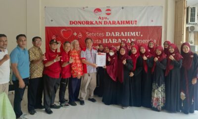 Setetes Darah Sambut Ramadhan, Muslimah dan DPD ABI Pasuruan Donor Darah Bersama PMI