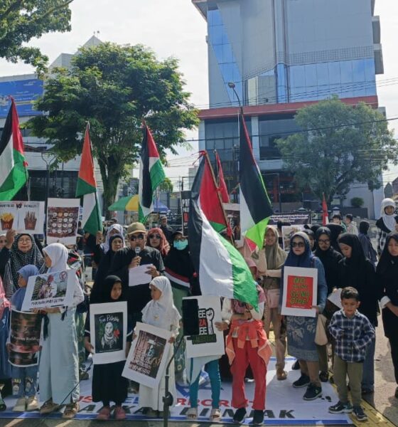 Aksi Solidaritas Palestina di Jember Desak Pemerintah Tinjau Board of Peace