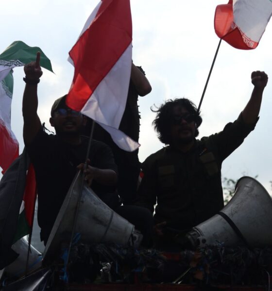 Demo di Kedubes AS, ANAZ–KOSPY Sebut Serangan Amerika–Israel ke Iran sebagai “Terorisme Negara”