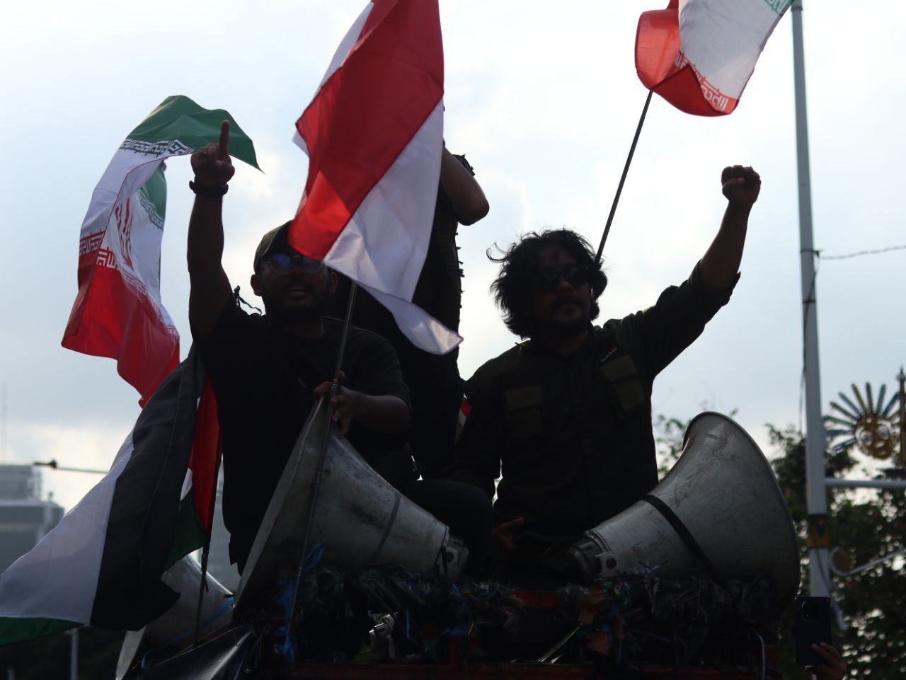 Demo di Kedubes AS, ANAZ–KOSPY Sebut Serangan Amerika–Israel ke Iran sebagai “Terorisme Negara”