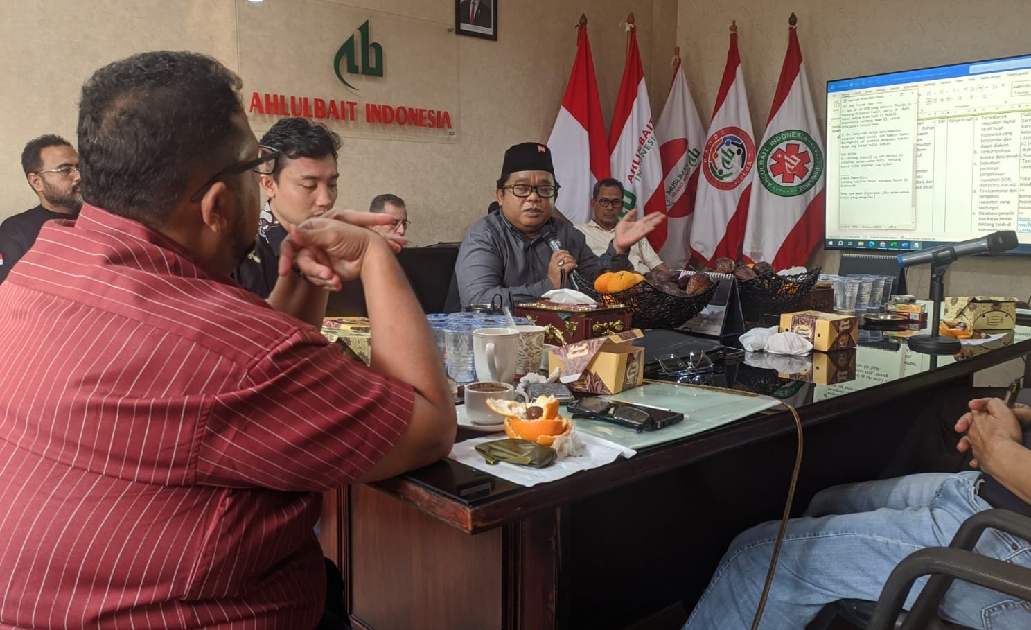 Ketua dan Wakil Ketua Litbang DPP ABI menegaskan bahwa hasil survei nasional itu menjangkau 3.501 partisipan dari 38 provinsi. (Dok. ABI)