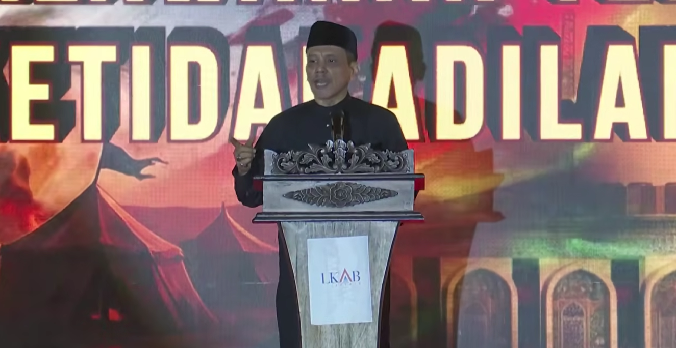 Ketua Umum Ahlulbait Indonesia (ABI), Ustadz Zahir Yahya, menyampaikan ceramah pada peringatan Syahadah Imam Husain a.s. yang diselenggarakan Lembaga Komunikasi Ahlul Bayt (LKAB) di Jakarta, Jumat (26/6/2026).