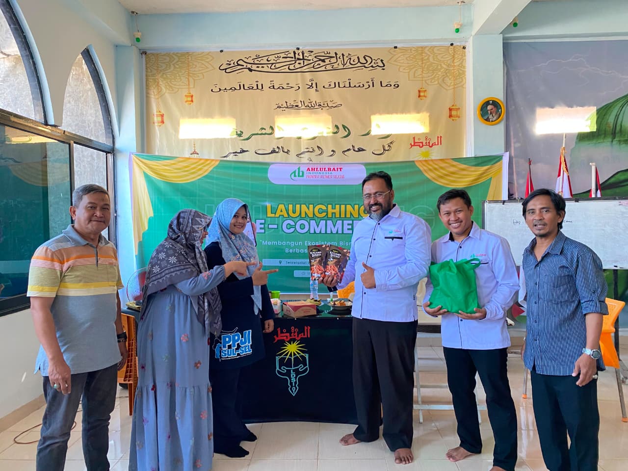 Ketua Departemen Pemberdayaan Ekonomi DPP ABI menghadiri peluncuran GaddeKita, platform e-commerce berbasis komunitas di Makassar.