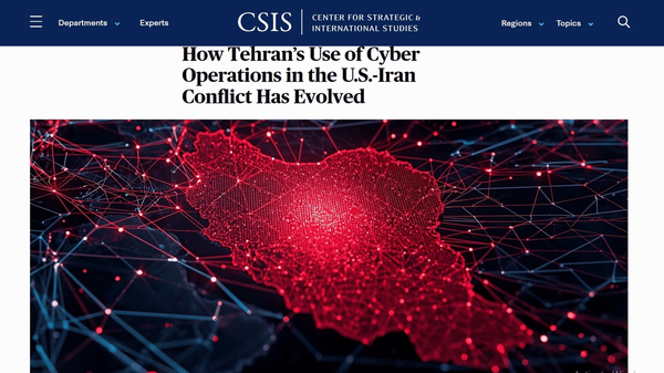 Pakar CSIS menilai kemampuan siber Iran meningkat dan semakin terintegrasi dengan strategi perang asimetris.