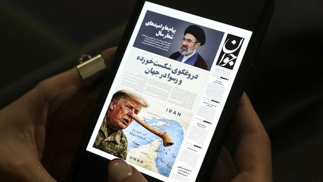 Donald Trump mengklaim seluruh ranjau di perairan internasional Selat Hormuz telah dibersihkan atau dihancurkan.