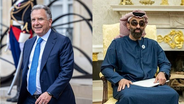 Steve Witkoff bertemu Penasihat Keamanan Nasional Uni Emirat Arab Tahnoun bin Zayed Al Nahyan di Sardinia untuk membahas Iran dan perkembangan Selat Hormuz.