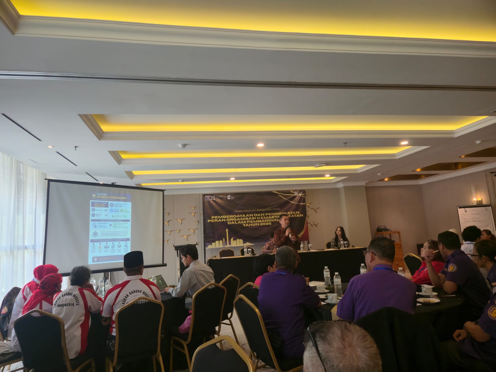 DPW ABI DKI Jakarta mengikuti Forum Pemberdayaan dan Peningkatan Peran Organisasi Kemasyarakatan dalam Pembangunan Tahun 2026 yang diselenggarakan Kesbangpol Provinsi DKI Jakarta di Maia Hotel Jakarta, Kamis (3/9/2026).