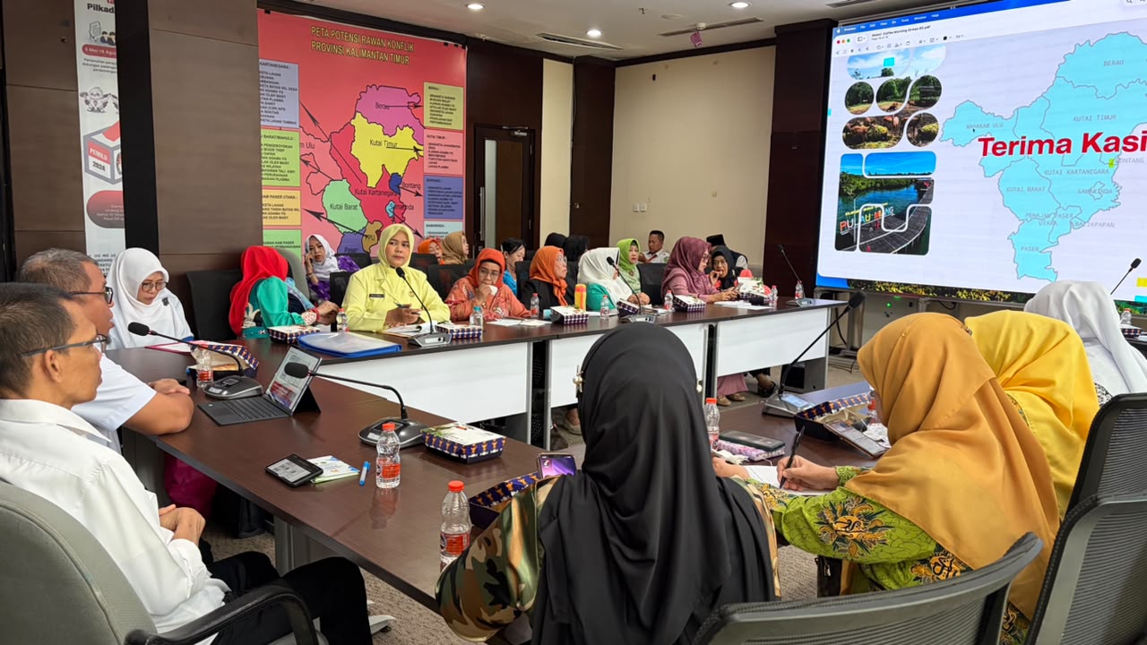 Coffee Morning Kesbangpol Kaltim menjadi ruang komunikasi pemerintah dan ormas untuk memperkuat legalitas serta administrasi organisasi.