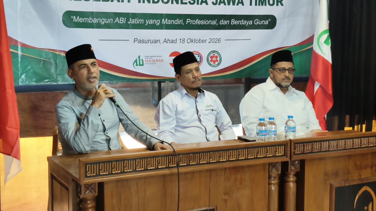Kunjungan kerja DPP ABI ke Jawa Timur menjadi momentum memperkuat afiliasi dengan Ahlul Bait, keteguhan organisasi, dan pengabdian kepada masyarakat.