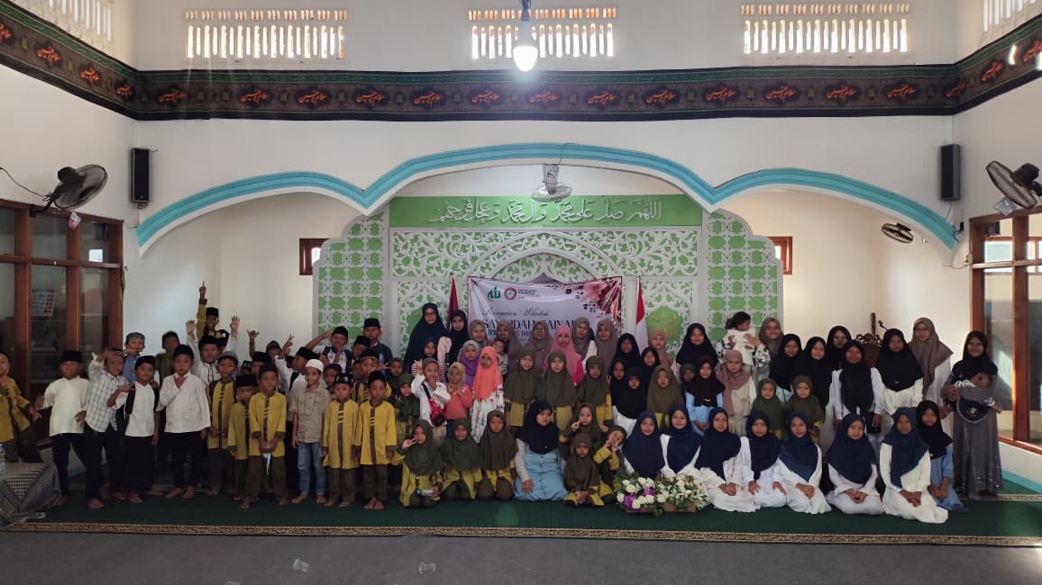 Pandu ABI Jepara menggelar peringatan Wiladah Sayyidah Zainab a.s. bersama anak-anak dari tiga TPQ, Jumat (16/10/2026), untuk menanamkan nilai keteladanan Ahlulbait dan mempererat silaturahmi antarlembaga pendidikan Al-Qur’an.